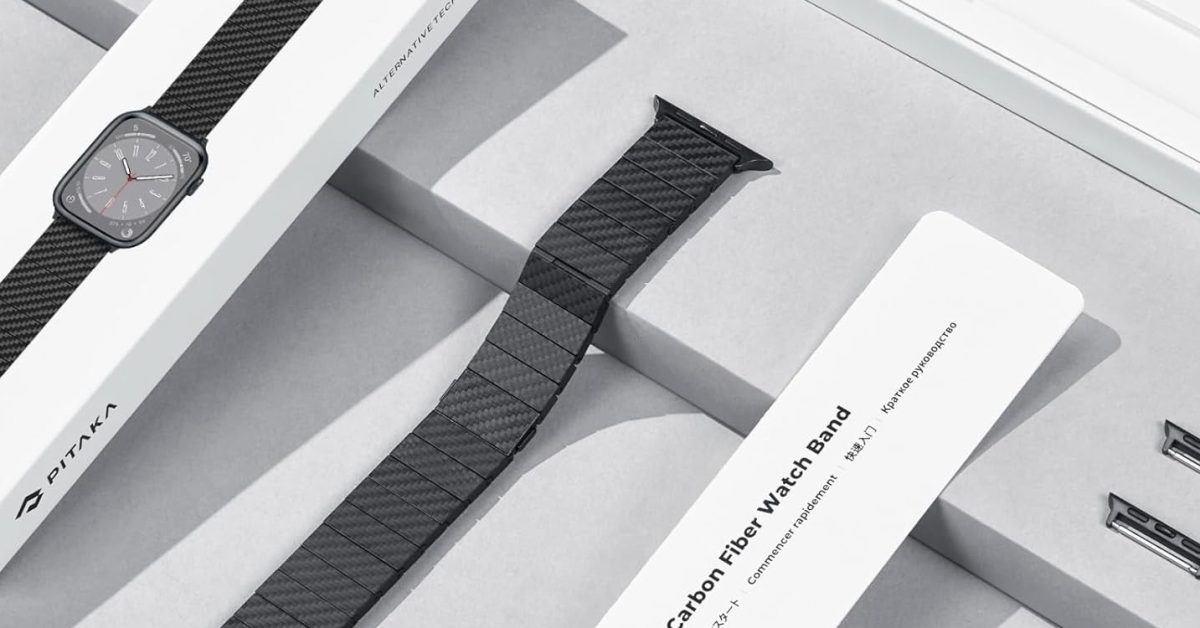 Pitaka's '100% carbon fiber' Apple Watch band just hit the best price of the year