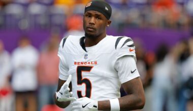 Bengals WR Tee Higgins ruled out vs. Ravens due to concussion