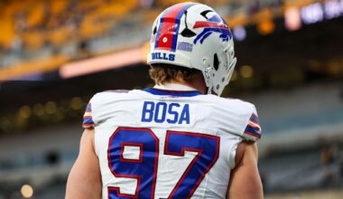 Bills DE Joey Bosa, RT Spencer Brown set to play vs. Patriots