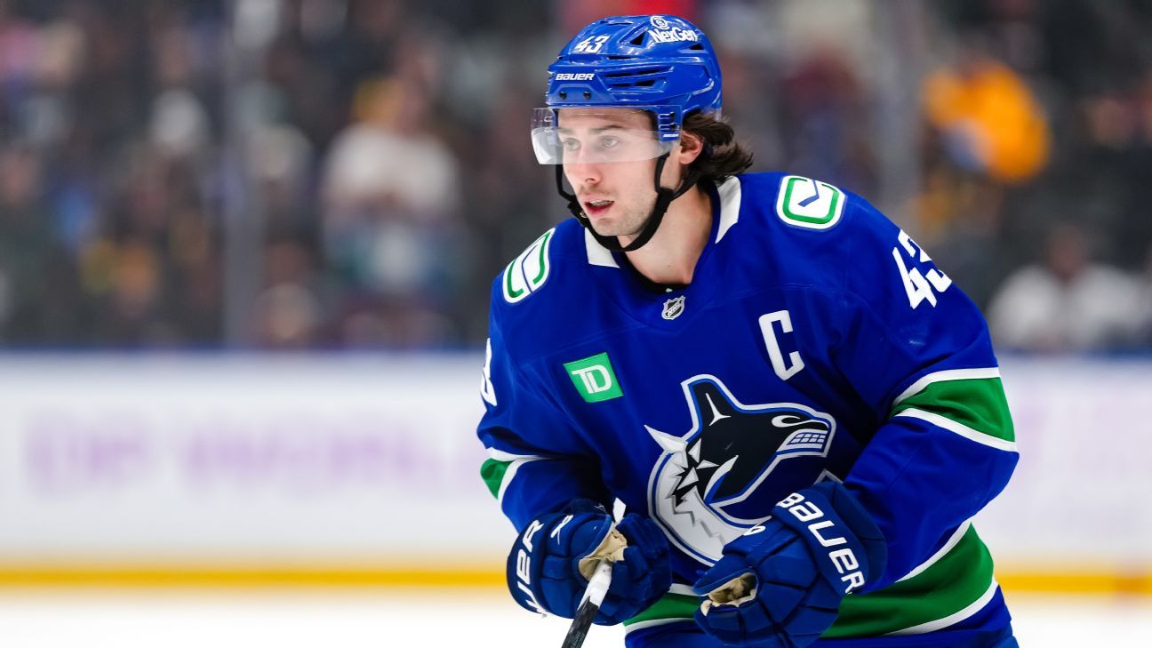 Canucks trade Quinn Hughes to Wild for three players, pick