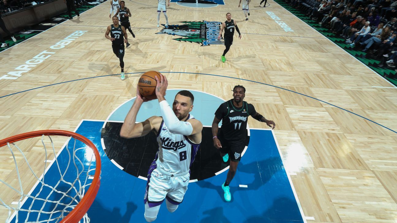 Kings lose leading scorer LaVine (ankle) vs. Timberwolves