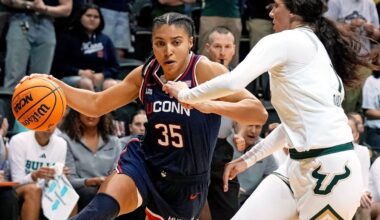 Undefeated UConn keeps top spot in AP Top 25 women's poll