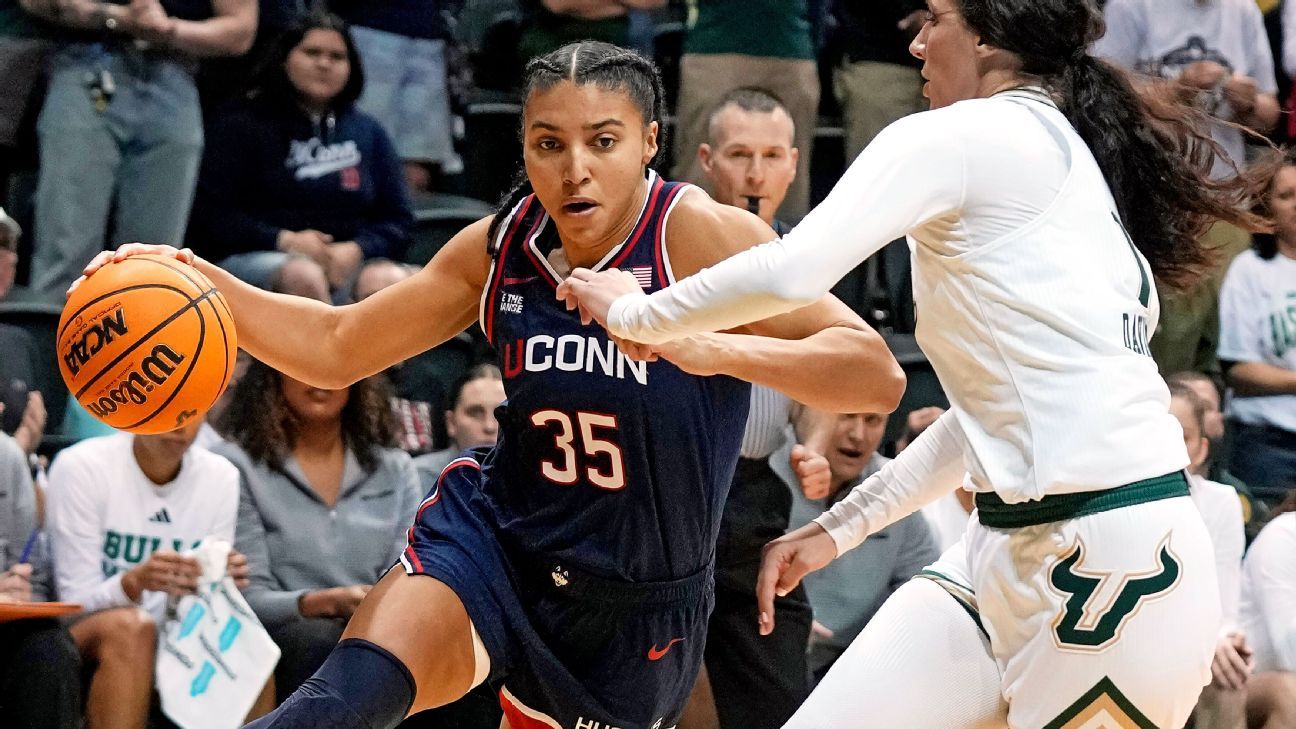 Undefeated UConn keeps top spot in AP Top 25 women's poll