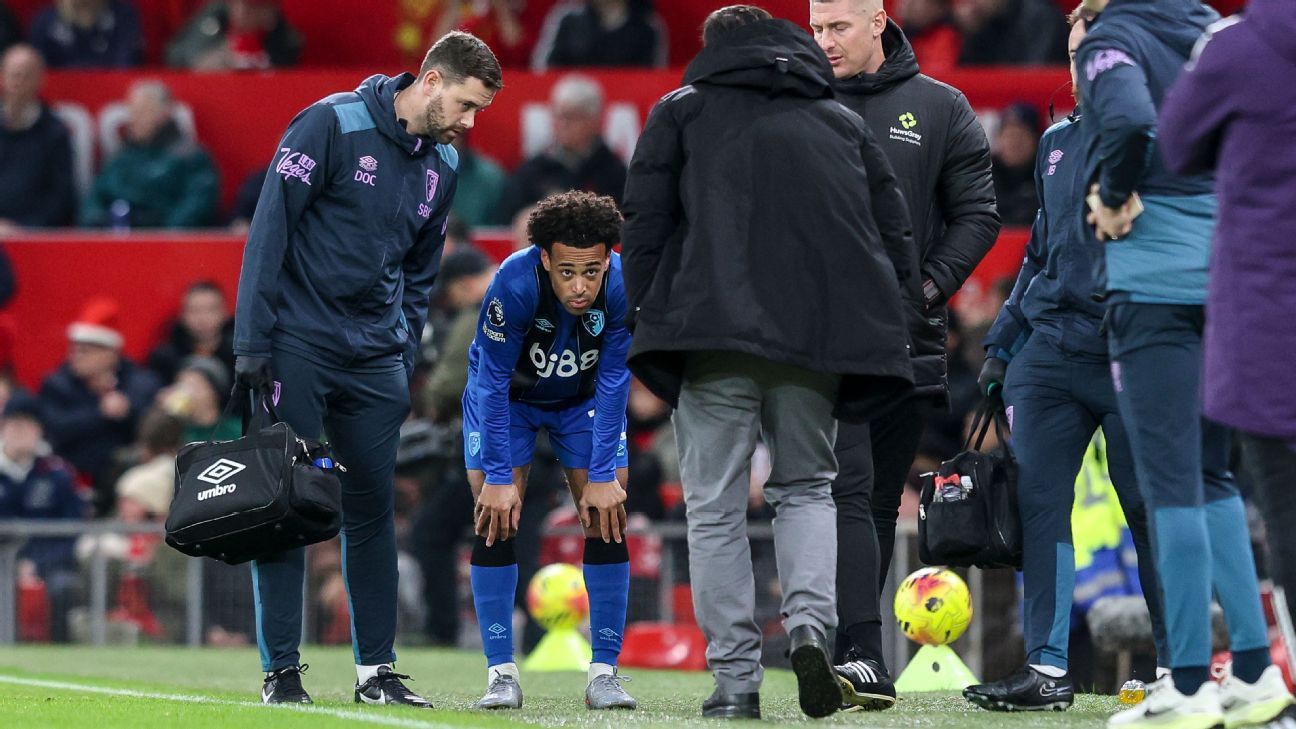 United States captain Adams injured against Manchester United
