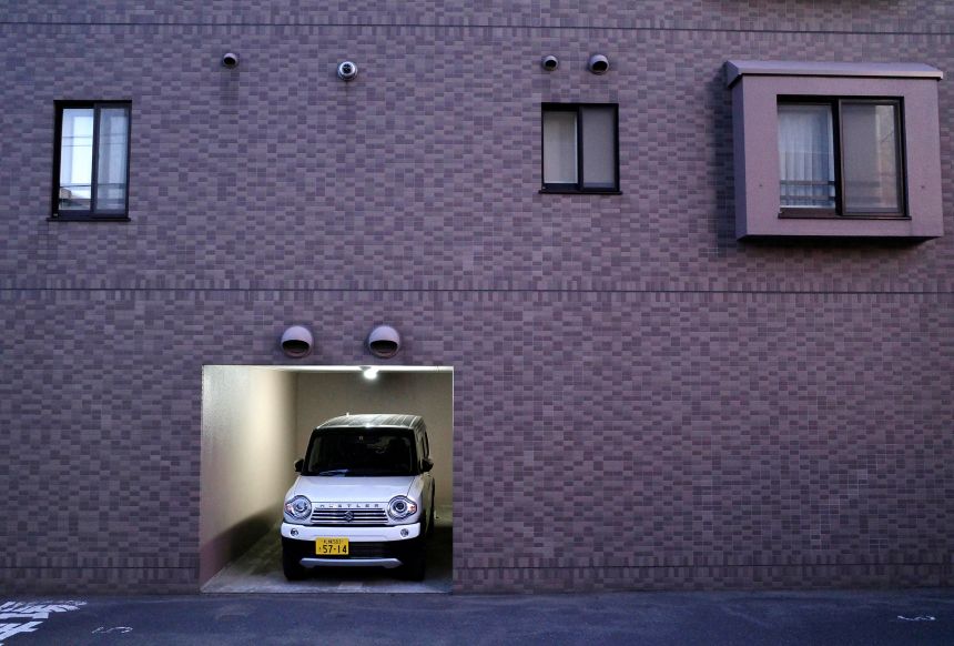 A kei car in Sapporo, Japan.