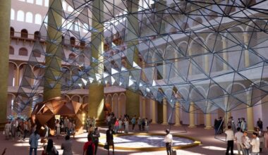 “Catholic University Architecture Students Build Soaring Spaceframe in the National Building Museum’s Great Hall”