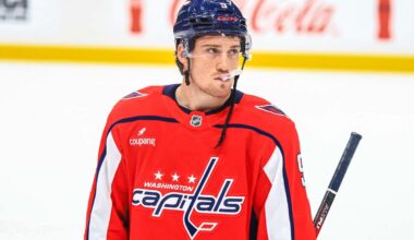 Ryan Leonard dekes Rangers defender out of his skates, springing himself on breakaway