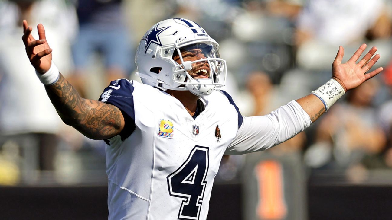 Cowboys' Prescott refuses to sit final 2 games, vows '26 rebound