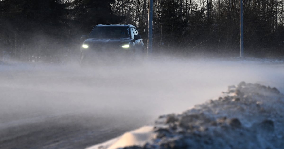 Snow returns to Southcentral Alaska, breaking up a long cold, dry spell