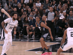 Spurs dunks