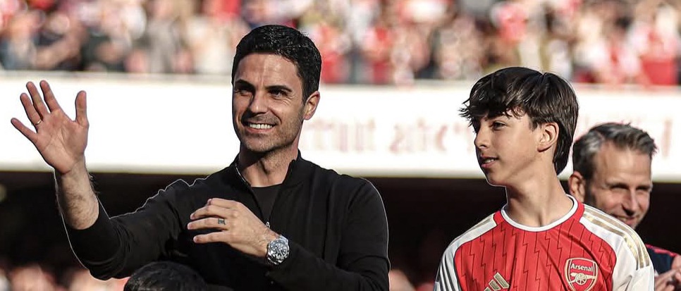 Exclusive: Mikel Arteta’s son Gabriel features again for Arsenal U17s against Shrewsbury