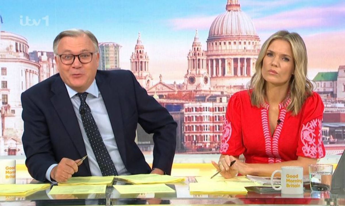Ed Balls and Charlotte Hawkins on Good Morning Britain