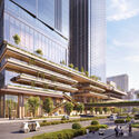 A Smart City Prototype in Japan: PLP Architecture Breaks Ground on the First Tower of Tokyo Cross Park - Image 3 of 15