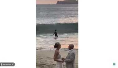 Have You Seen This? Beach wedding gets unexpected visit from Batman