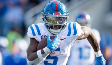 Kewan Lacy (shoulder) probable to play for No. 6 Ole Miss