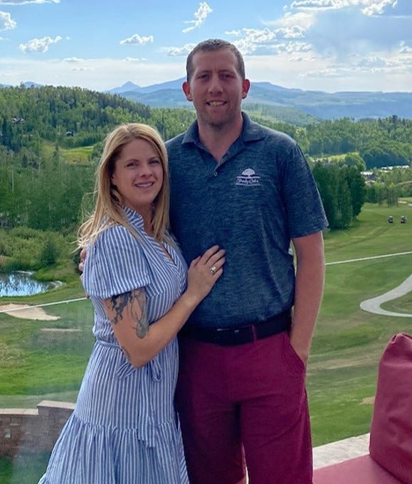 Katherine Sulky and Kinley Lee in an undated photo.