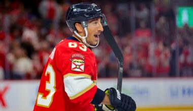 Panthers' Brad Marchand won't face hearing for elbow to head