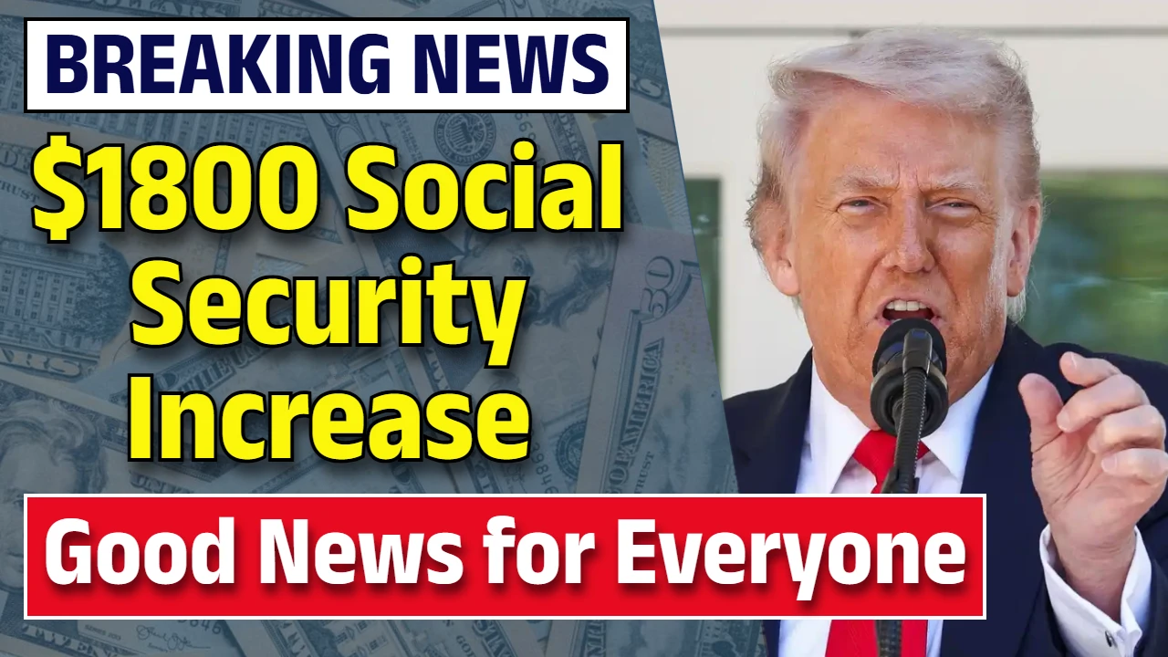 $1800 Social Security Increase