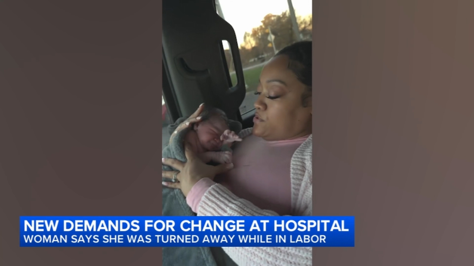 Mercedes Wells, who gave birth in car after being discharged, meets with Franciscan Health Crown Point; father speaks out