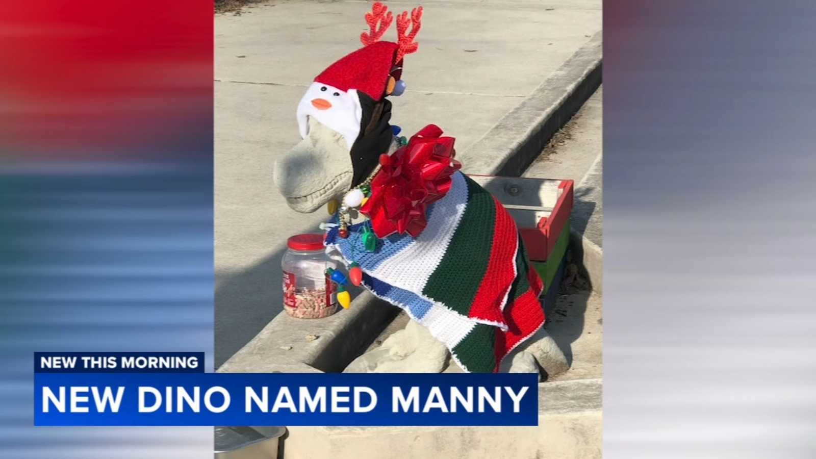 New dinosaur statue on Philadelphia's Manayunk Bridge officially named after previous statue vandalized