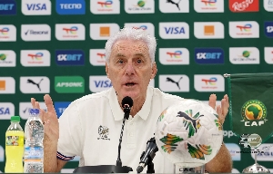 Hugo Broos is the head coach of South Africa