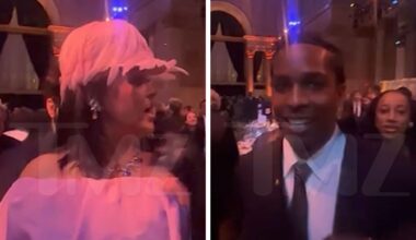 Rihanna Snaps at A$AP Rocky to Leave Gotham Awards, on Video