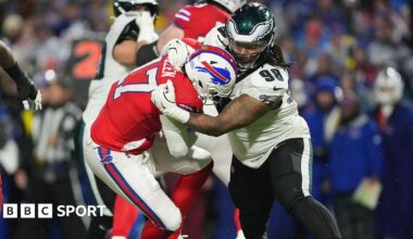NFL: Scores, results and updates to play-off picture during week 17, including radio commentary on Eagles at Bills