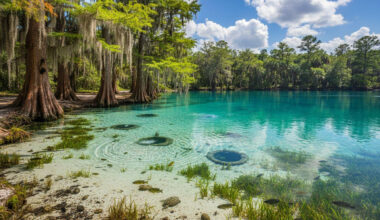 9 spring-fed experiences where 72 degree water flows crystal clear year-round
