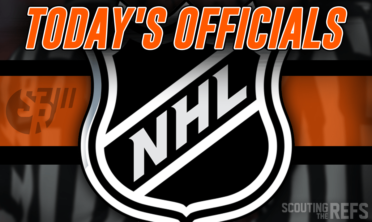 Today’s NHL Referees and Linespersons – 12/4/25
