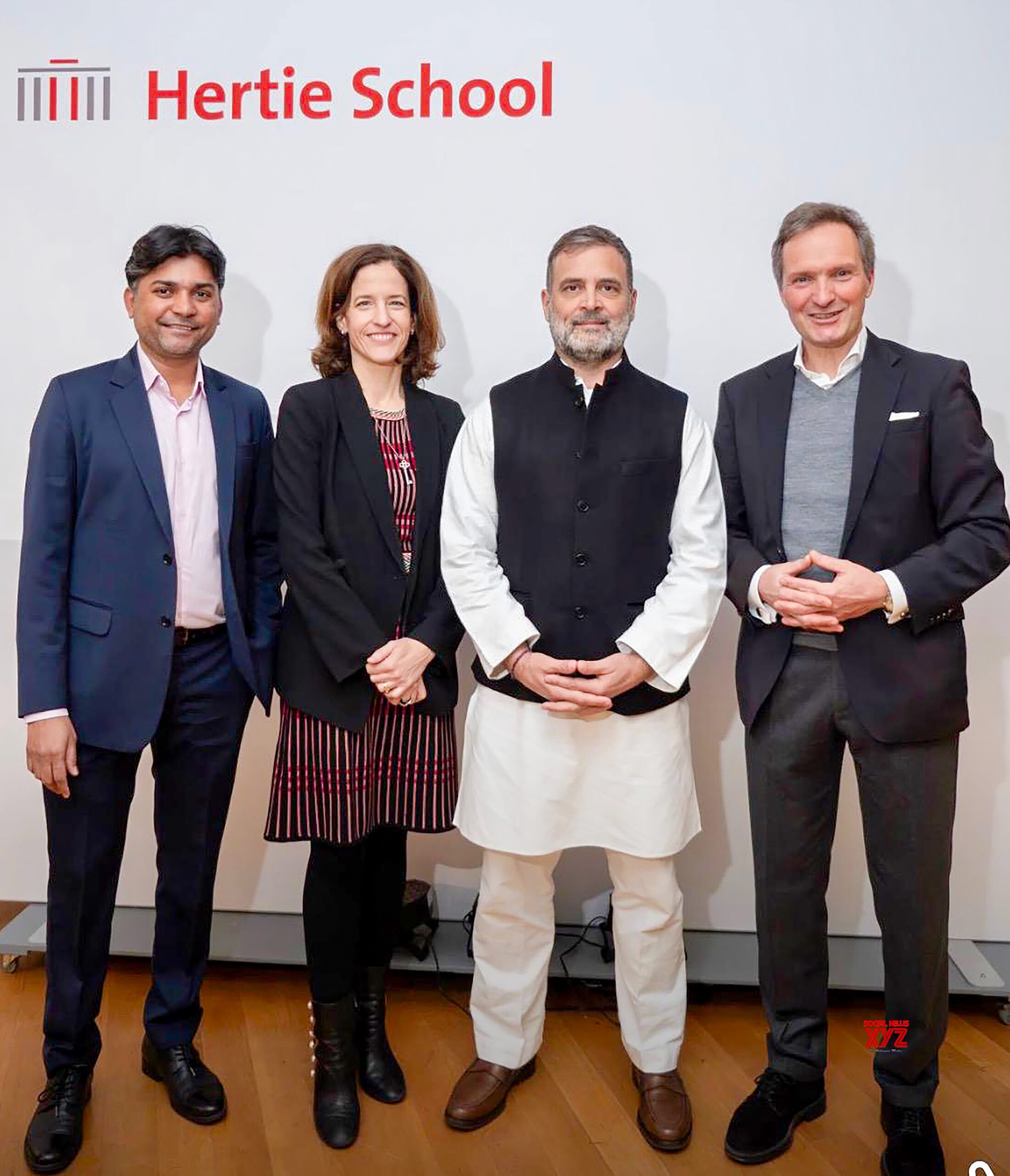 Berlin: Rahul Gandhi at Hertie School #Gallery