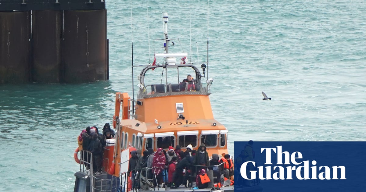 More than 800 people cross Channel in dinghies, breaking record for December | Immigration and asylum