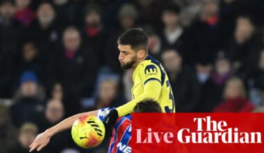 Crystal Palace v Tottenham: Premier League – live | Premier League