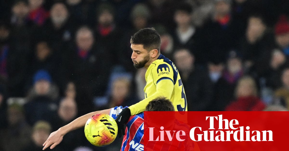 Crystal Palace v Tottenham: Premier League – live | Premier League