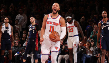 Knicks beat the Cavaliers 126-124 in a Christmas comeback