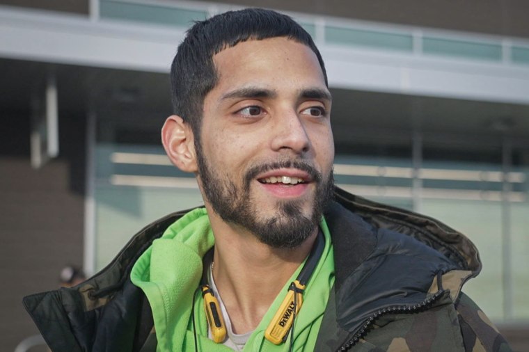 Michael Torres, screenshot from the TV piece.