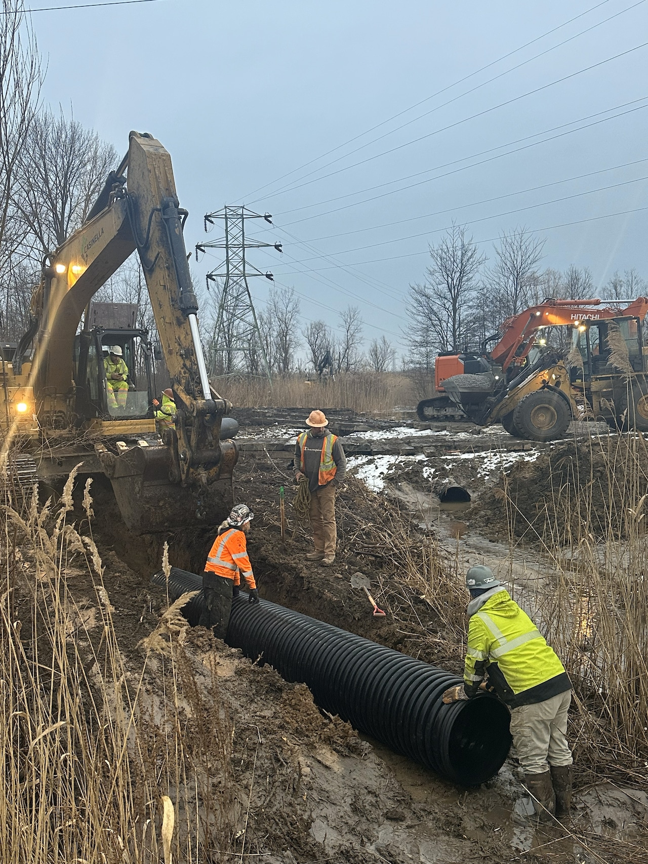 OCWA water pipe rupture