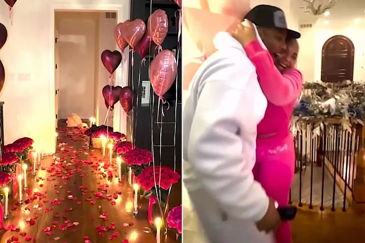 Nelly Surprises Ashanti with Hundreds of Roses to Celebrate 2nd Wedding Anniversary