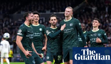 Haaland seals Manchester City win at Real Madrid to leave Alonso on brink | Champions League