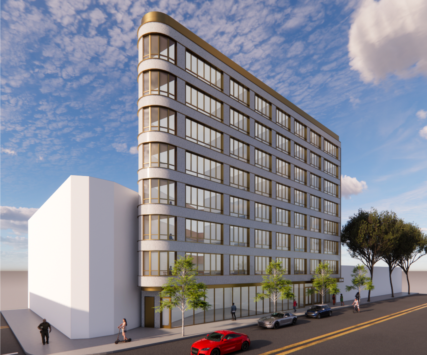 3230 24th Street, rendering by Wong Logan Architects