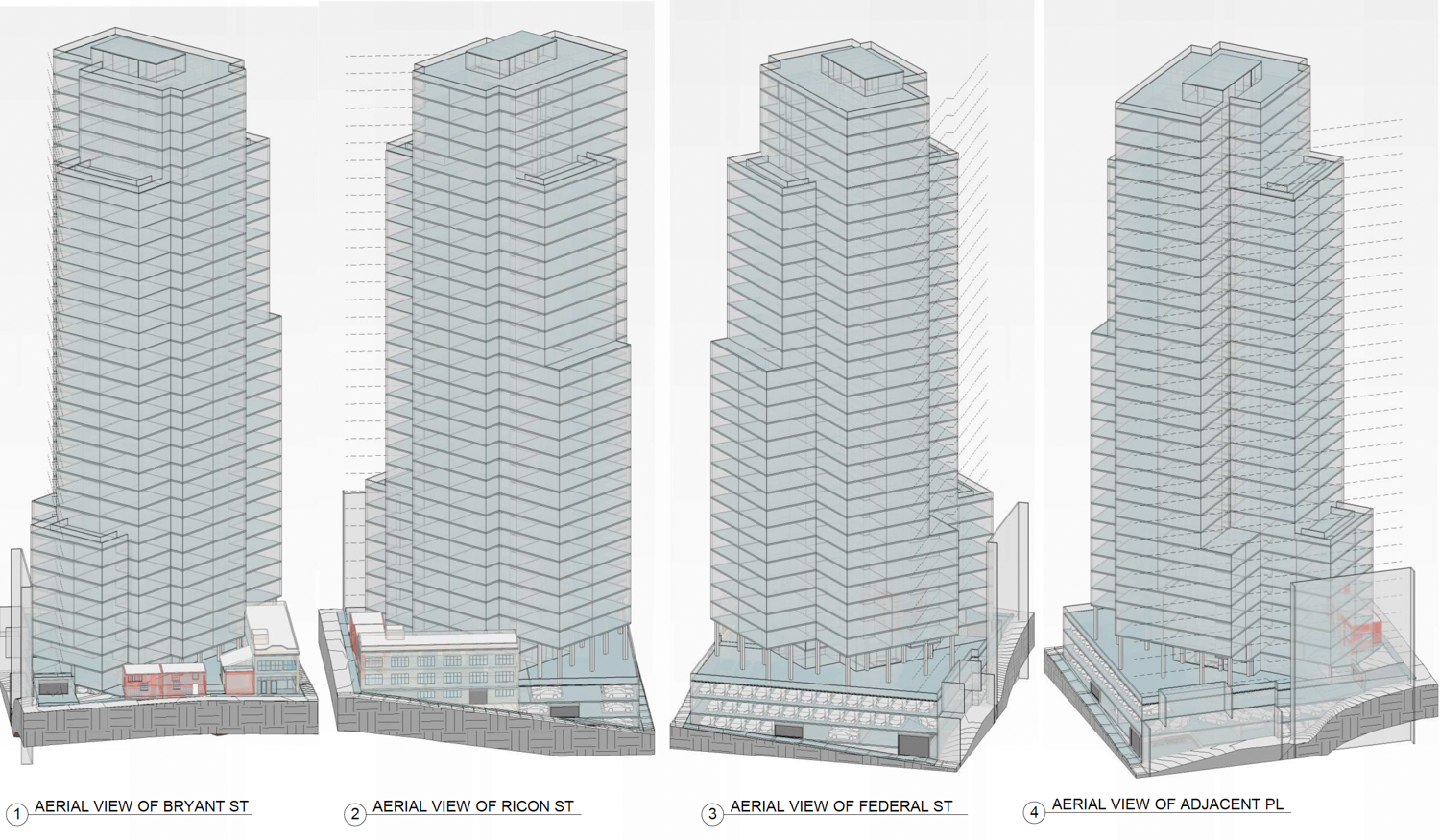 329 Bryant Street, isometric illustration by Stanton Architecture