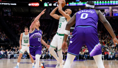 Derrick White has 27 points and 7 blocks to lead Celtics past Jazz 129-119