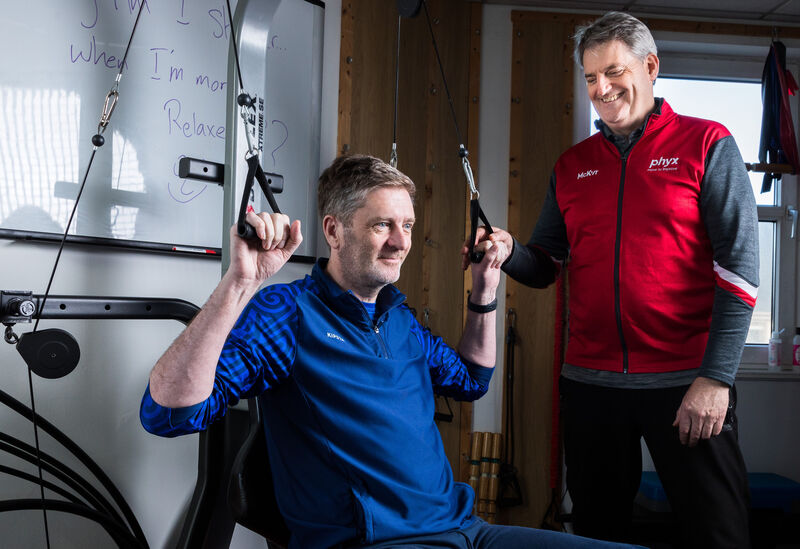 John Dillon: 'We have had elite athletes coming in. Effing and blinding. Feeling sick. Because of a squat that we’re doing.' Pic: David Creedon