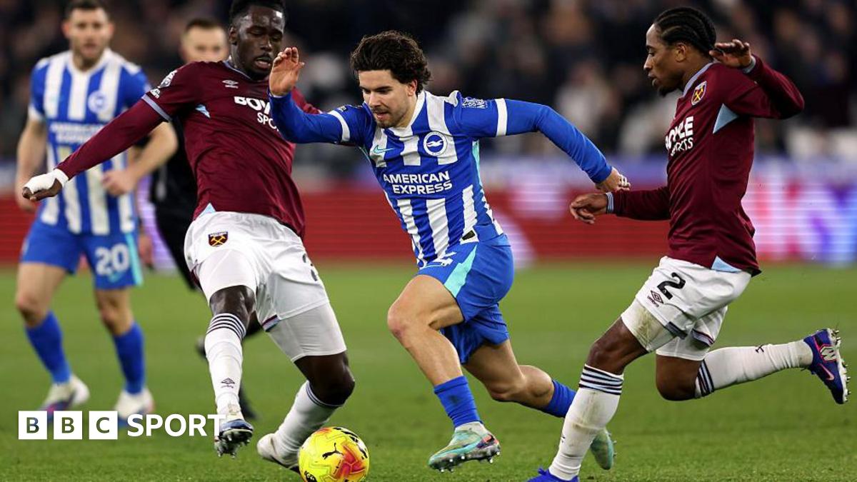 West Ham 2-2 Brighton: West Ham pegged back twice in Premier League draw