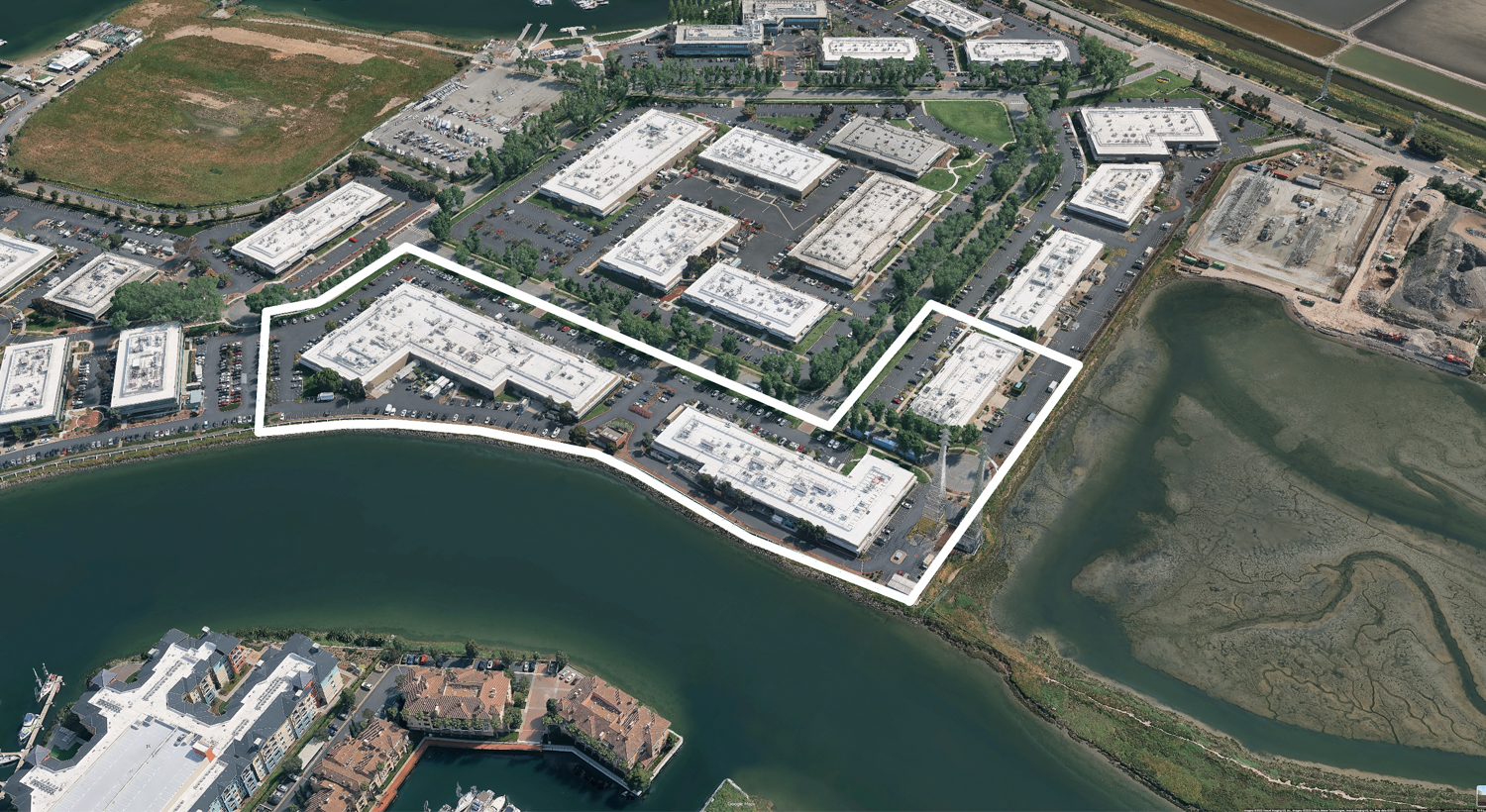 505 Penobscot Drive, image via Google Satellite