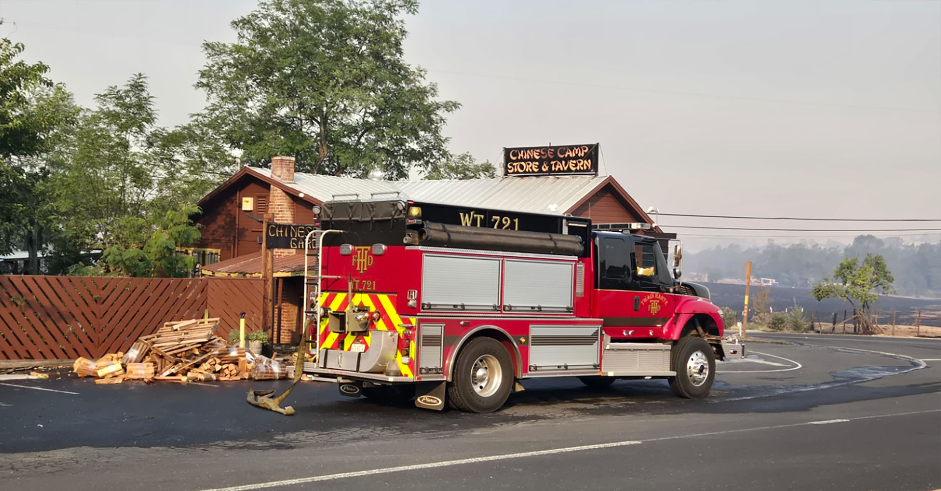 6-5 Fire in Chinese Camp—CAL Fire TCU photo