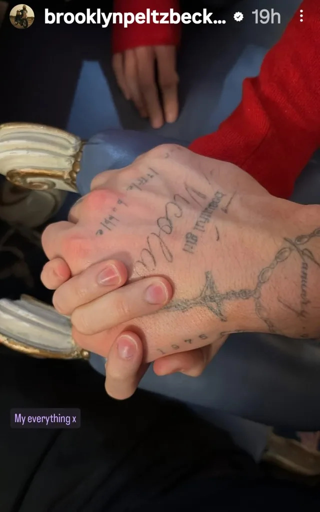 Brooklyn Beckham put on a united front with wife Nicola Peltz amid his continued feud with his family. Brooklyn Beckham/Instagram