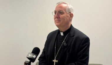 New Albany bishop speaks to media - The Daily Gazette