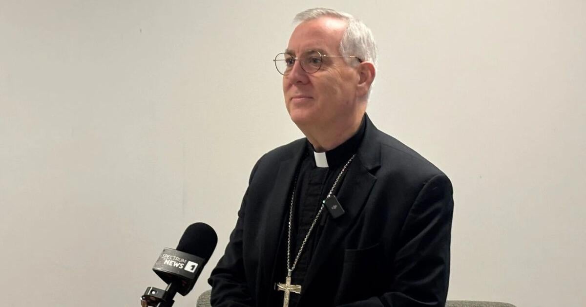 New Albany bishop speaks to media - The Daily Gazette