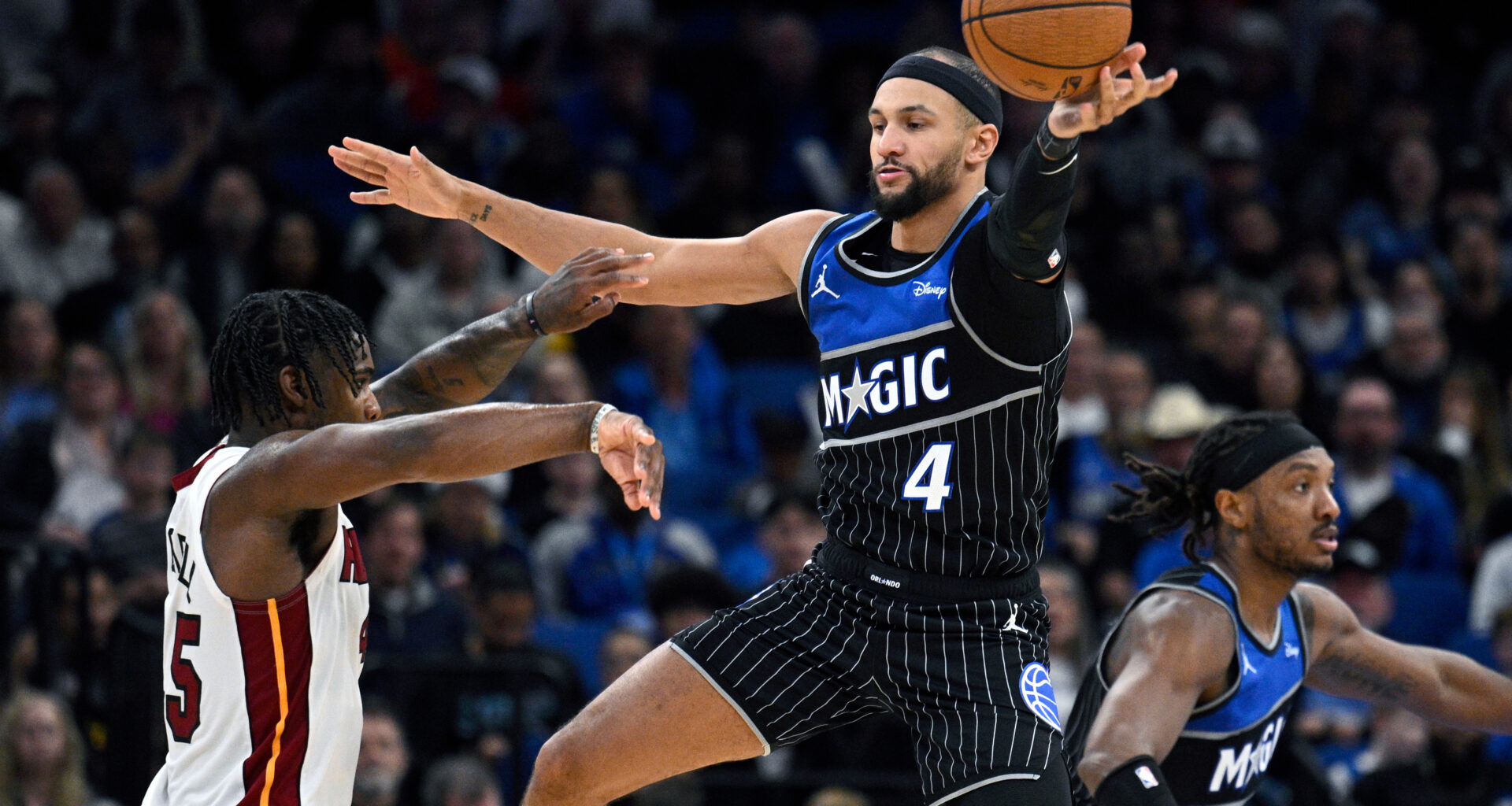 Bane scores 37 to lead the Magic past the Heat 117-108 in the NBA Cup quarterfinals