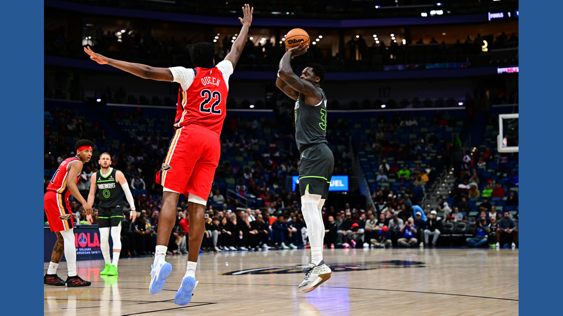 Randle scores 28 as the Timberwolves beat the Pelicans again on a quiet night for Edwards